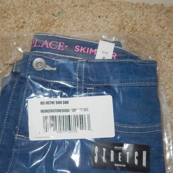 CHILDREN'S PLACE girls medium 8 blue skimmer shorts with adjustable waist - Picture 5 of 7